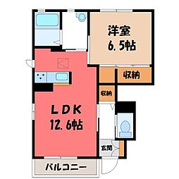関東鉄道常総線 下館駅 徒歩12分 1階/-