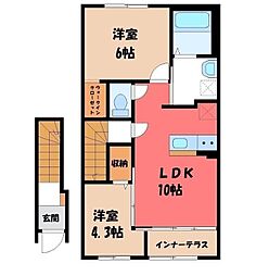 (仮)千駄塚新築アパート A 2階