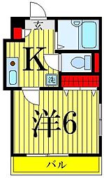 メゾン・ド・ラブリコ 102 1階1Kの間取り