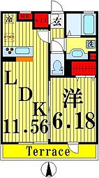 間取図画像 1LDK