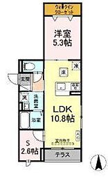 グラナーデ六町 1SLDKの間取図画像