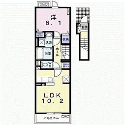 ファインアベニュー 1LDKの間取図画像