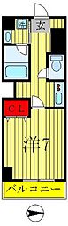 Day+スクエア 1Kの間取図画像
