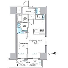 物件の間取り