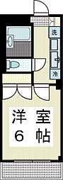 ハイツ・マルタカ・2 1Kの間取図画像