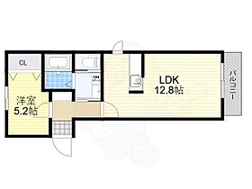 メゾン　ドゥ　エトワールA  ｜ 奈良県奈良市北之庄西町２丁目（賃貸アパート1LDK・2階・42.20㎡） その2