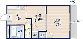 さやか杉ヶ町ビル  ｜ 奈良県奈良市杉ヶ町（賃貸マンション2K・3階・32.24㎡） その2