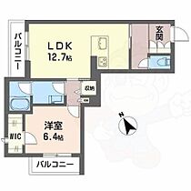 シャーメゾン　ヴィラ学園前  ｜ 奈良県奈良市学園北１丁目（賃貸マンション1LDK・3階・50.81㎡） その2