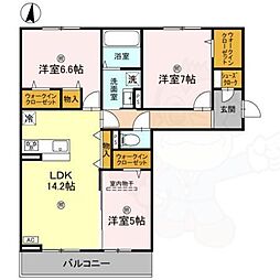 間取図画像 3LDK