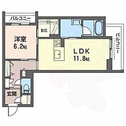 LimeStone新大宮 1LDKの間取図画像