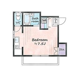 間取図画像 ワンルーム