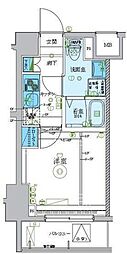 LEXE梶ヶ谷 1Kの間取図画像