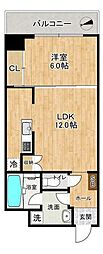 Felice 1LDKの間取図画像