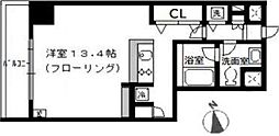 AzaleeK.2 ワンルームの間取図画像