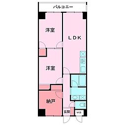 メゾンドシャングリラ 3LDKの間取図画像