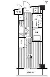 プラザSTH 1Kの間取図画像