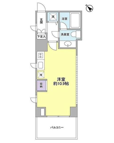 プロスペクト渋谷道玄坂 401｜東京都渋谷区道玄坂１丁目(賃貸マンション1R・4階・30.29㎡)の写真 その2