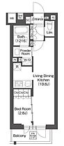 レフィールオーブ代々木 101 ｜ 東京都渋谷区代々木２丁目27-18（賃貸マンション1LDK・1階・33.79㎡） その2