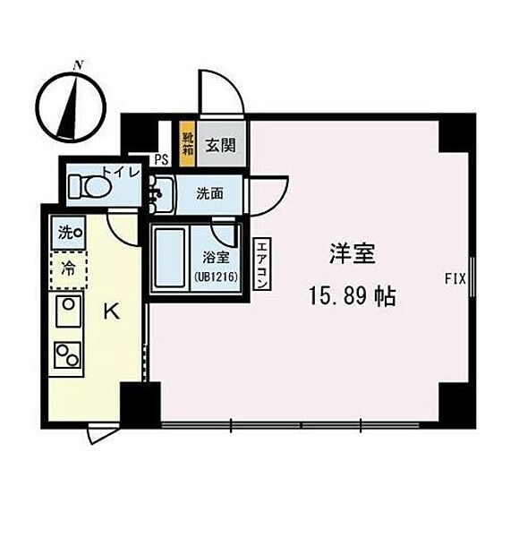 パルク北参道 302｜東京都渋谷区千駄ヶ谷３丁目(賃貸マンション1K・3階・39.84㎡)の写真 その2