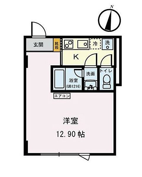 パルク北参道 203｜東京都渋谷区千駄ヶ谷３丁目(賃貸マンション1K・2階・32.97㎡)の写真 その2