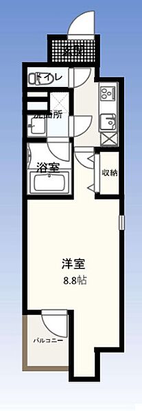 ダブルゲートタワー（W-gates Tower） 405｜東京都品川区西五反田３丁目(賃貸マンション1K・4階・26.73㎡)の写真 その2