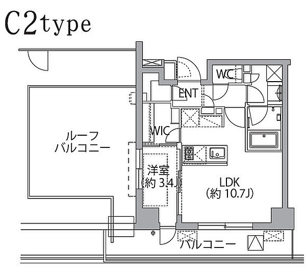 レスピール蓮根 703｜東京都板橋区坂下２丁目(賃貸マンション1LDK・7階・37.71㎡)の写真 その2