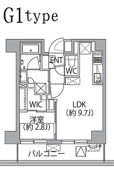 レスピール蓮根 304｜東京都板橋区坂下２丁目(賃貸マンション1LDK・3階・32.17㎡)の写真 その2