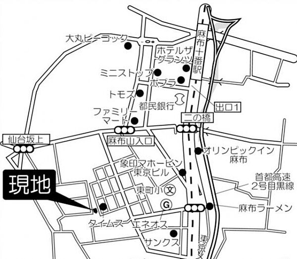 プラチナコート南麻布 303｜東京都港区南麻布１丁目(賃貸マンション2LDK・3階・53.62㎡)の写真 その28