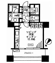 東京ツインパークスライトウィング 1703 ｜ 東京都港区東新橋１丁目10-2（賃貸マンション1R・17階・40.07㎡） その2