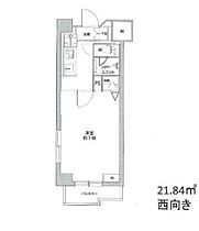 三越ゼームス坂マンション 317 ｜ 東京都品川区南品川６丁目15-5（賃貸マンション1K・3階・21.84㎡） その2