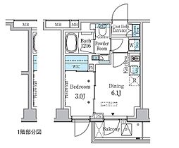 ラテスト白金台 207 ｜ 東京都港区白金台４丁目5-9（賃貸マンション1DK・2階・25.03㎡） その2