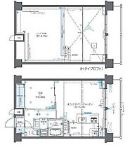 ズーム芝浦（ZOOM芝浦） 1102 ｜ 東京都港区芝浦２丁目1-5（賃貸マンション1LDK・11階・53.01㎡） その2