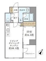 パインステージ白金高輪 703 ｜ 東京都港区高輪１丁目4-21（賃貸マンション1LDK・7階・37.44㎡） その2