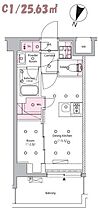 シーフォルム西巣鴨 306 ｜ 東京都北区滝野川３丁目43未定（賃貸マンション1DK・3階・25.63㎡） その2