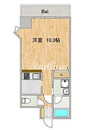 Fierte高波 1DKの間取図画像