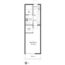 エルスタンザ五反野 0102 ｜ 東京都足立区足立（賃貸マンション1K・1階・23.60㎡） その2