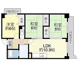 ポプレール大矢  ｜ 大阪府枚方市大垣内町３丁目12番12号（賃貸マンション3LDK・4階・65.45㎡） その2