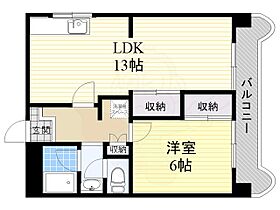 フリーディオ枚方  ｜ 大阪府枚方市磯島茶屋町（賃貸マンション1LDK・6階・50.00㎡） その2