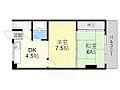 西川マンション4階4.3万円