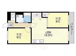 レオハイム長尾2 5階/-