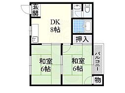 メゾンカシモト 3階/-