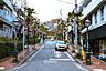 周辺：雲雀丘花屋敷駅前のシュロ並木の外観