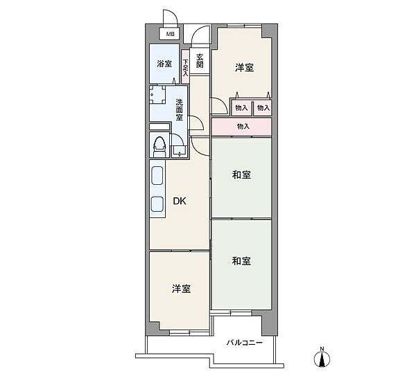 間取りを拡大表示