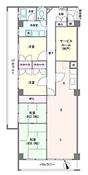 ルネ南市川 4SLDKの間取図画像