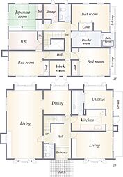 横浜市港北区仲手原２丁目の一戸建て