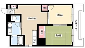 丸の内カジウラマンション  ｜ 愛知県名古屋市中区丸の内1丁目6-14（賃貸マンション2LDK・6階・45.90㎡） その2