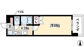 パルティール上前津  ｜ 愛知県名古屋市中区上前津2丁目1-14（賃貸マンション1K・9階・23.29㎡） その2