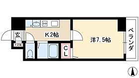 セントラルハイツ明野  ｜ 愛知県名古屋市熱田区明野町17-2（賃貸マンション1K・7階・24.22㎡） その2