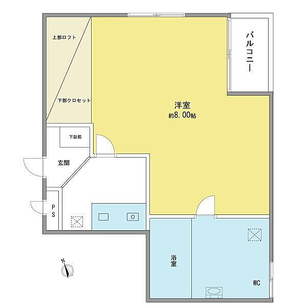 casa　quinto ｜愛知県名古屋市熱田区川並町(賃貸アパート1K・2階・24.01㎡)の写真 その2