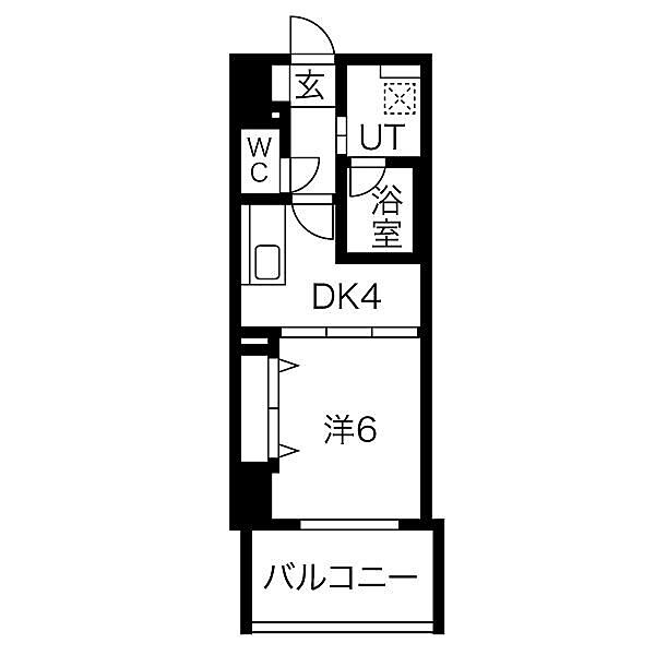 さくらHills NISHIKI Platinum Residence ｜愛知県名古屋市中区錦2丁目(賃貸マンション1DK・6階・29.39㎡)の写真 その2